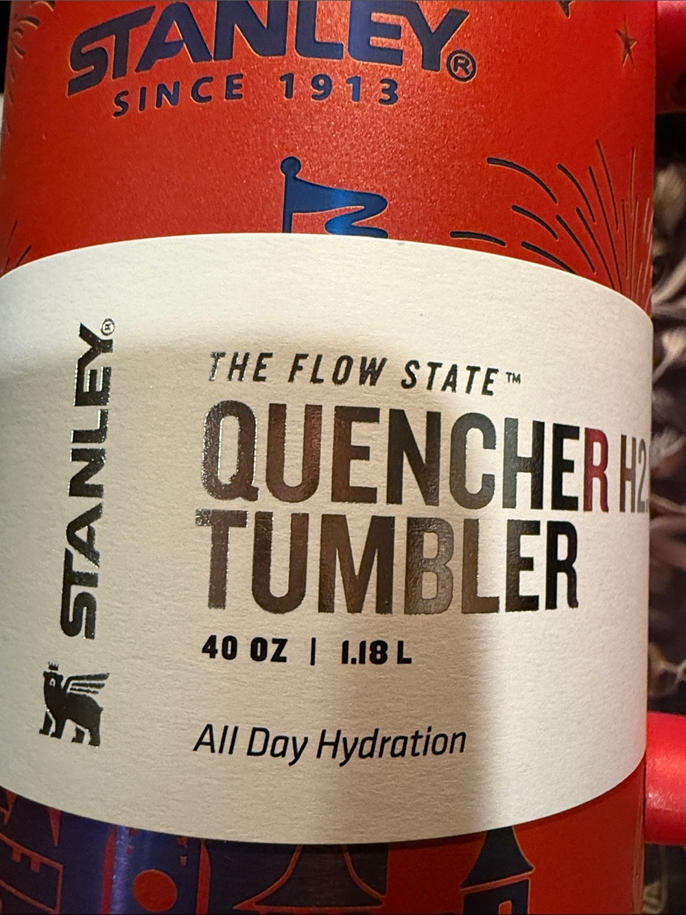Stanley Red Disney world Quencher Tumbler with Handle and cartoon print classic - Picture 4 of 10